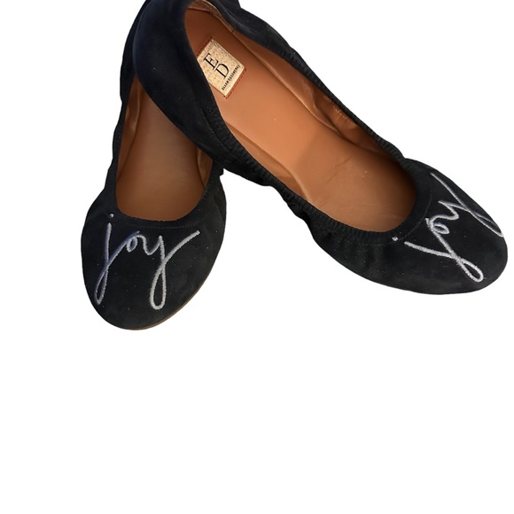 ED - Blue Suede Flats - Picture 2 of 5